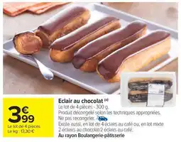 Carrefour Market Eclair au chocolat offre