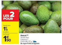 Carrefour Market Avocat offre