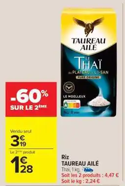 Riz Taureau Ailé