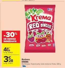 Carrefour Market BONBONS KREMA offre