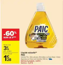Carrefour Market Liquide vaisselle offre