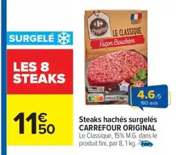 Carrefour LES 8 STEAKS offre