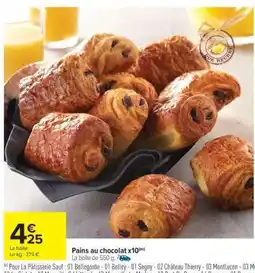 Carrefour Pains au chocolat x10 offre