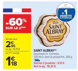 Carrefour SAINT ALBRAY offre