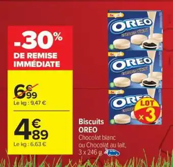 Carrefour Biscuits Oreo offre