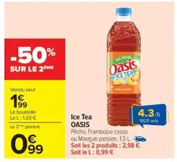 Carrefour Ice Tea OASIS offre