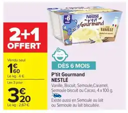 Carrefour P'tit Gourmand Nestlé offre