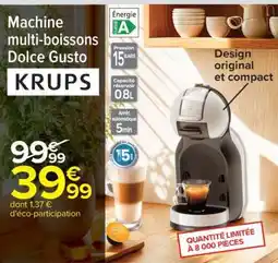 Carrefour Machine multi-boissons Dolce Gusto KRUPS offre