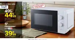 Carrefour Micro-ondes solo offre
