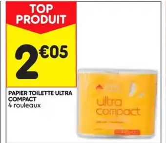 Papier toilette ultra compact