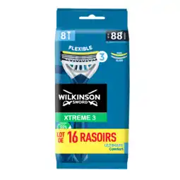 Carrefour WILKINSON Rasoirs non rechargeables XTREME 3 offre