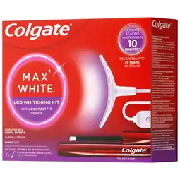 Carrefour COLGATE Kit Led Blancheur Max White offre