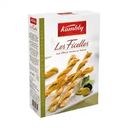 Carrefour KAMBLY Biscuits apéritifs Les ficelles offre