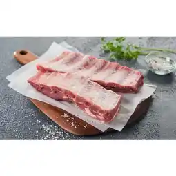 Carrefour CARREFOUR Porc : travers avec os à griller offre