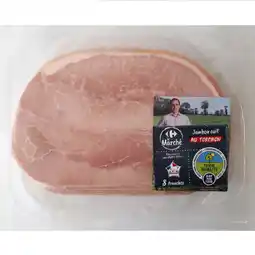 Carrefour Jambon cuit supérieur avec couenne FILIERE QUALITE CARREFOUR offre