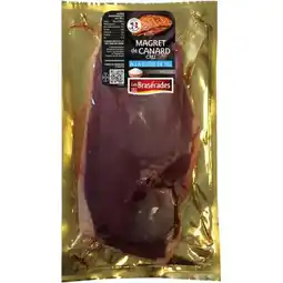 Carrefour LES BRASERADES Magret de canard mariné à la fleur de sel LES BRASERADES offre