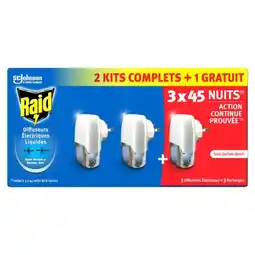 Carrefour RAID Kits Diffuseurs Électriques Anti-Moustiques offre