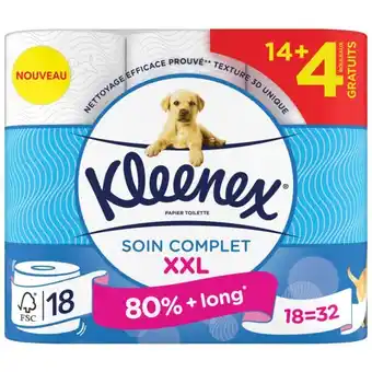 Carrefour KLEENEX Papier hygiénique offre