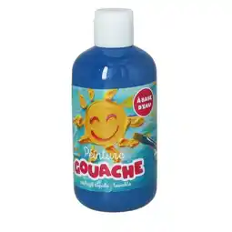Carrefour Peinture gouache bleu 250 ml offre
