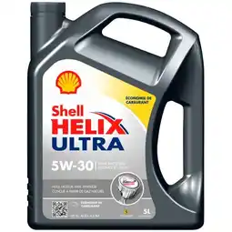 Carrefour Market SHELL Huile Shell 5W-30 Ultra Essence ou Diésel 5L offre