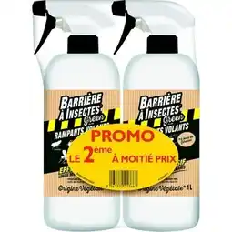 Carrefour Market BARINSECTE Répulsif prêt-à-l'emploi Barrière à insectes offre