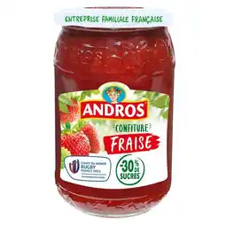 Carrefour Market ANDROS Confiture -30% de sucres offre