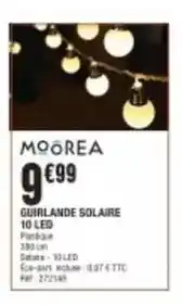 La Foir'Fouille Moorea - guirlande solaire 10 led offre