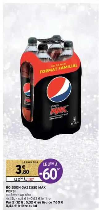 Intermarché Hyper Boisson Gazeuse Max Pepsi offre