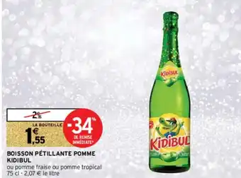 Intermarché Hyper Boisson Pétillante Pomme offre