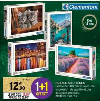 Intermarché Hyper Puzzle 500 Pièces offre