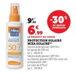 Hyper U Protection solaire mixa solaire offre