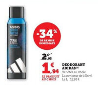 Hyper U Deodorant adidas offre