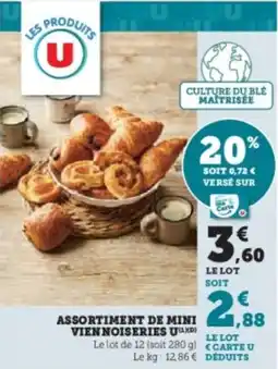 U Express U Assortiment de mini viennoiseries offre
