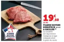 U Express Viande bovine rumsteck a griller offre