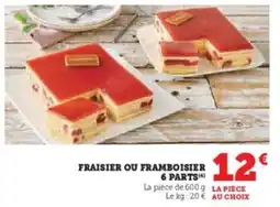 U Express Fraisier ou framboisier 6 parts offre