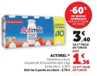 U Express ACTIMEL offre