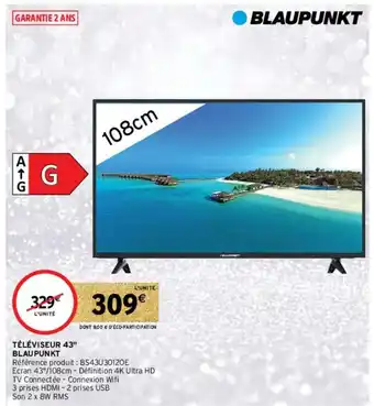 Intermarché Hyper Téléviseur 43 offre