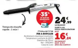 Hyper U Rowenta Fer a boucler offre