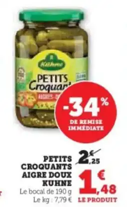 Hyper U Petits croquants aigre doux kuhne offre