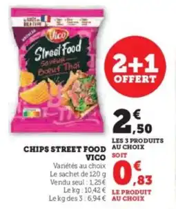 Hyper U Chips street food vico offre