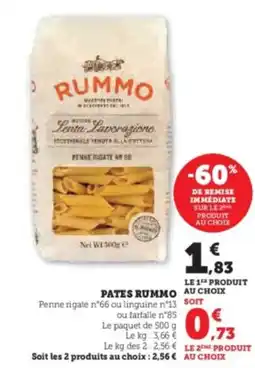 U Express RUMMO Pates offre