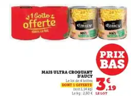 U Express D'AUCY Mais ultra croquant offre