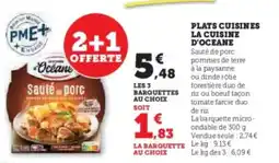 Hyper U Plats cuisines la cuisine d'oceane offre