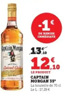 U Express Captain Morgan 35° offre