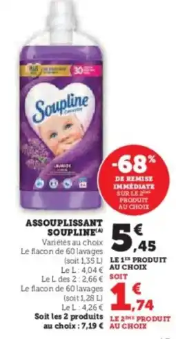 U Express SOUPLINE Assouplissant offre