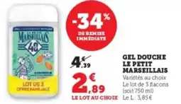 U Express LE PETIT MARSEILLAIS Gel douche offre