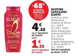 U Express ELSEVE Routine capillaire offre