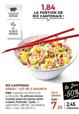 Thiriet Riz cantonais offre