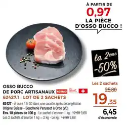 Thiriet Osso bucco de porc artisanaux offre