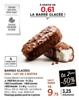 Thiriet Barres glacées offre